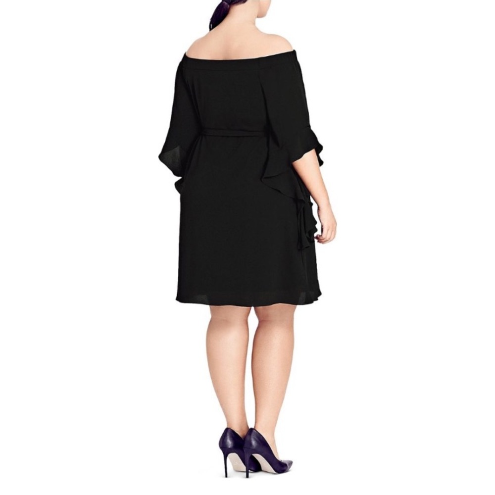 City Chic Juliet Off-The-Shoulder Party Dress NWT - Picture 2 of 2
